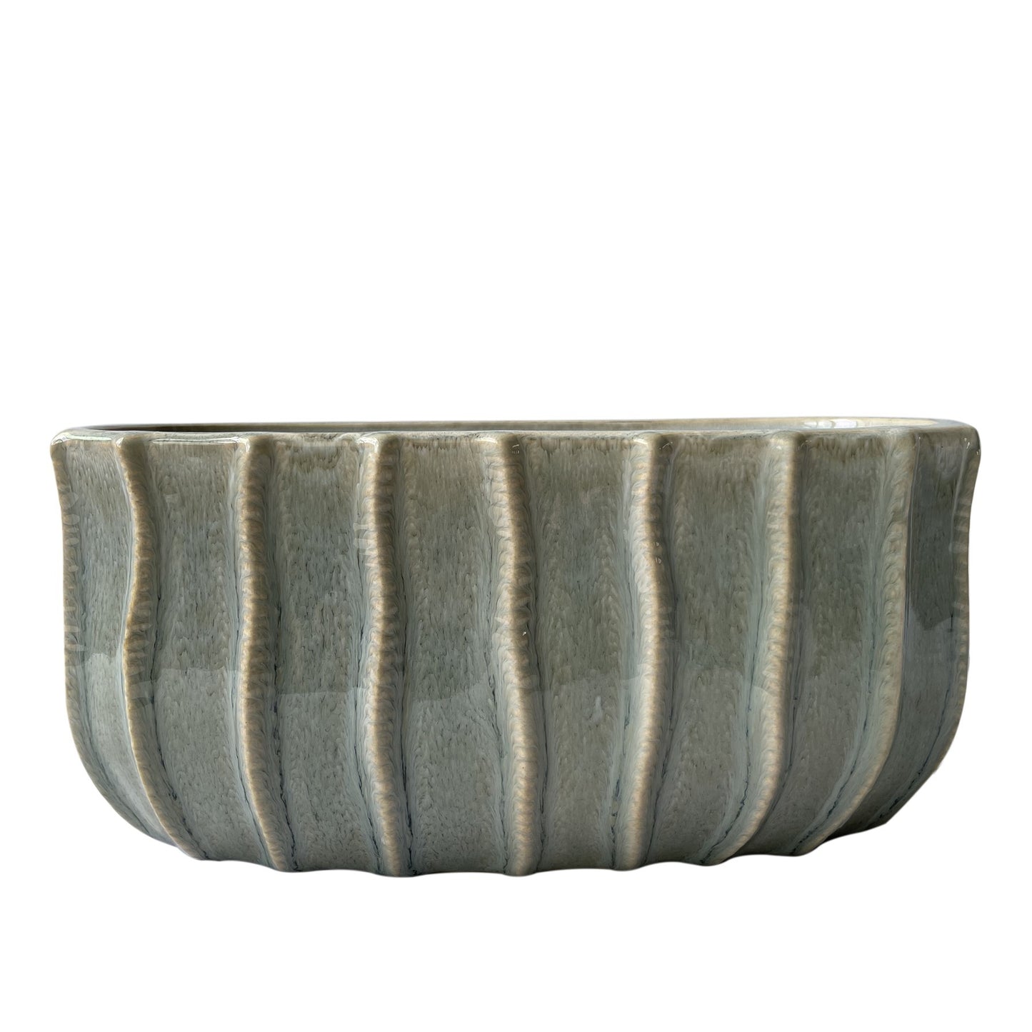 Blue/Grey Hortus Porto Pot (29x13cm)