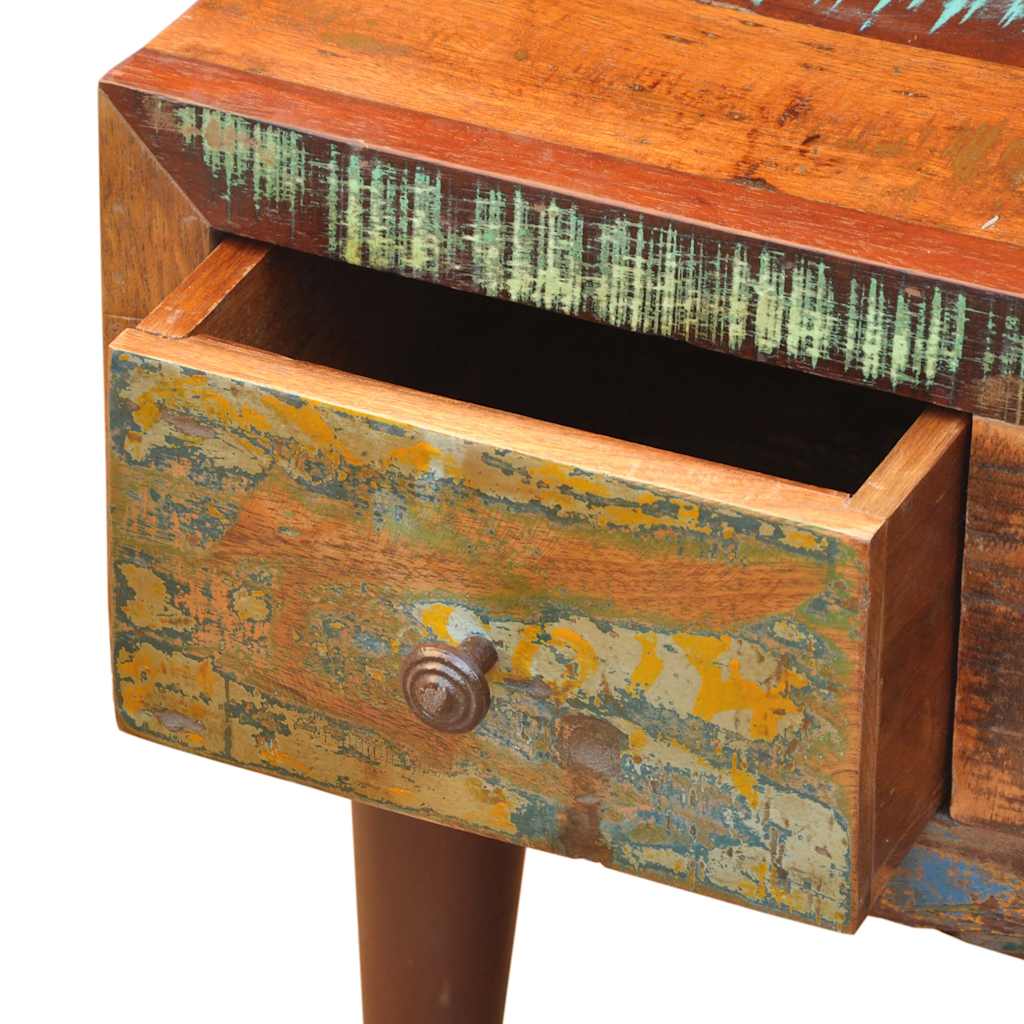 Coffee Table | Multicolour | Reclaimed solid wood | Small | Rectangular
