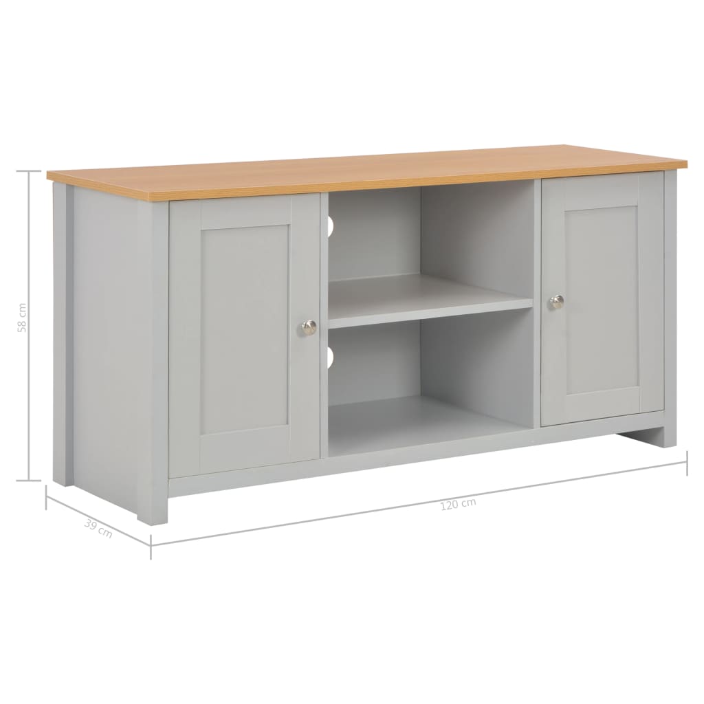 TV Cabinet | Grey | Engineered wood with melamine | Standard | TV Cabinet