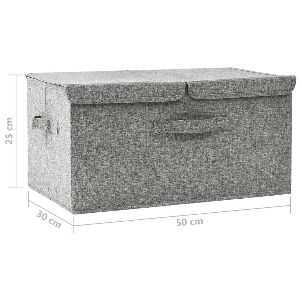 Storage boxes Non-woven fabric Grey