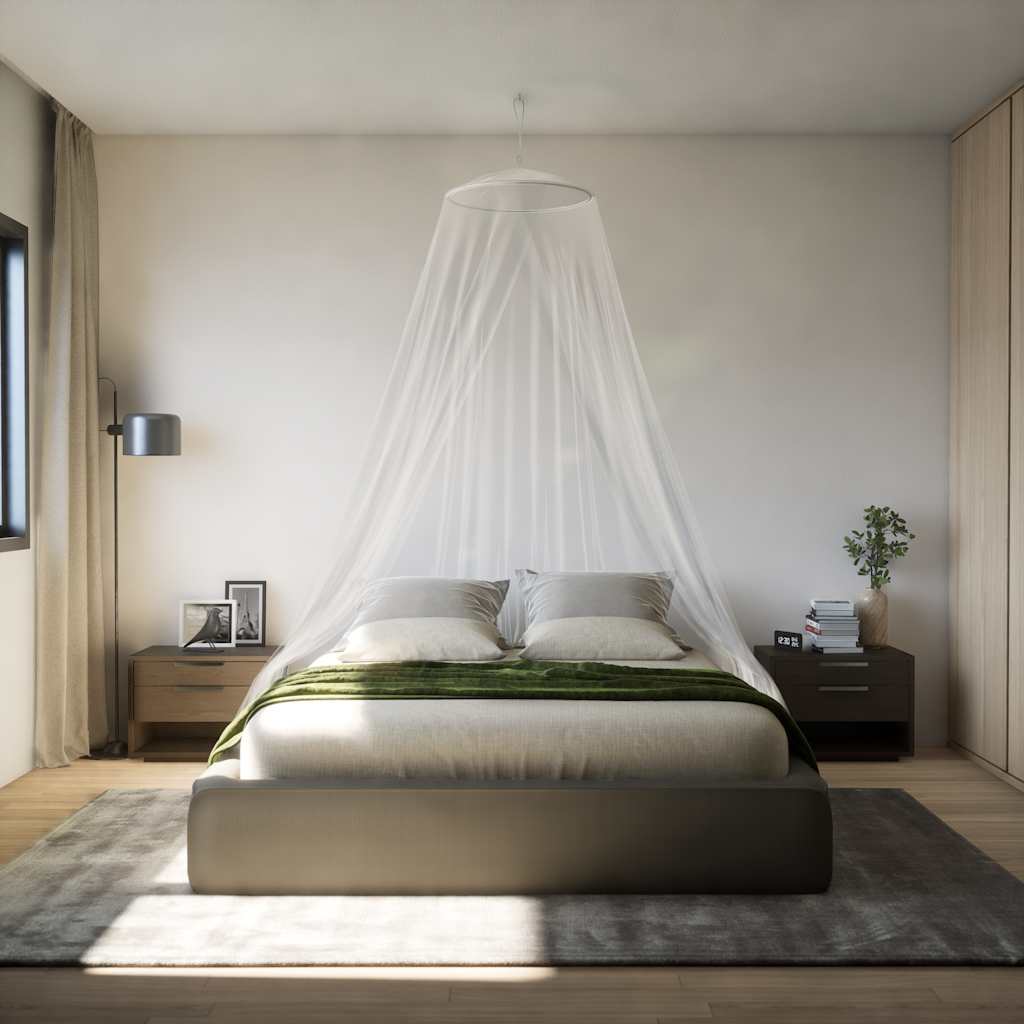 Mosquito Net for Bed A-Shape 156 mesh 1020 cm Polyester