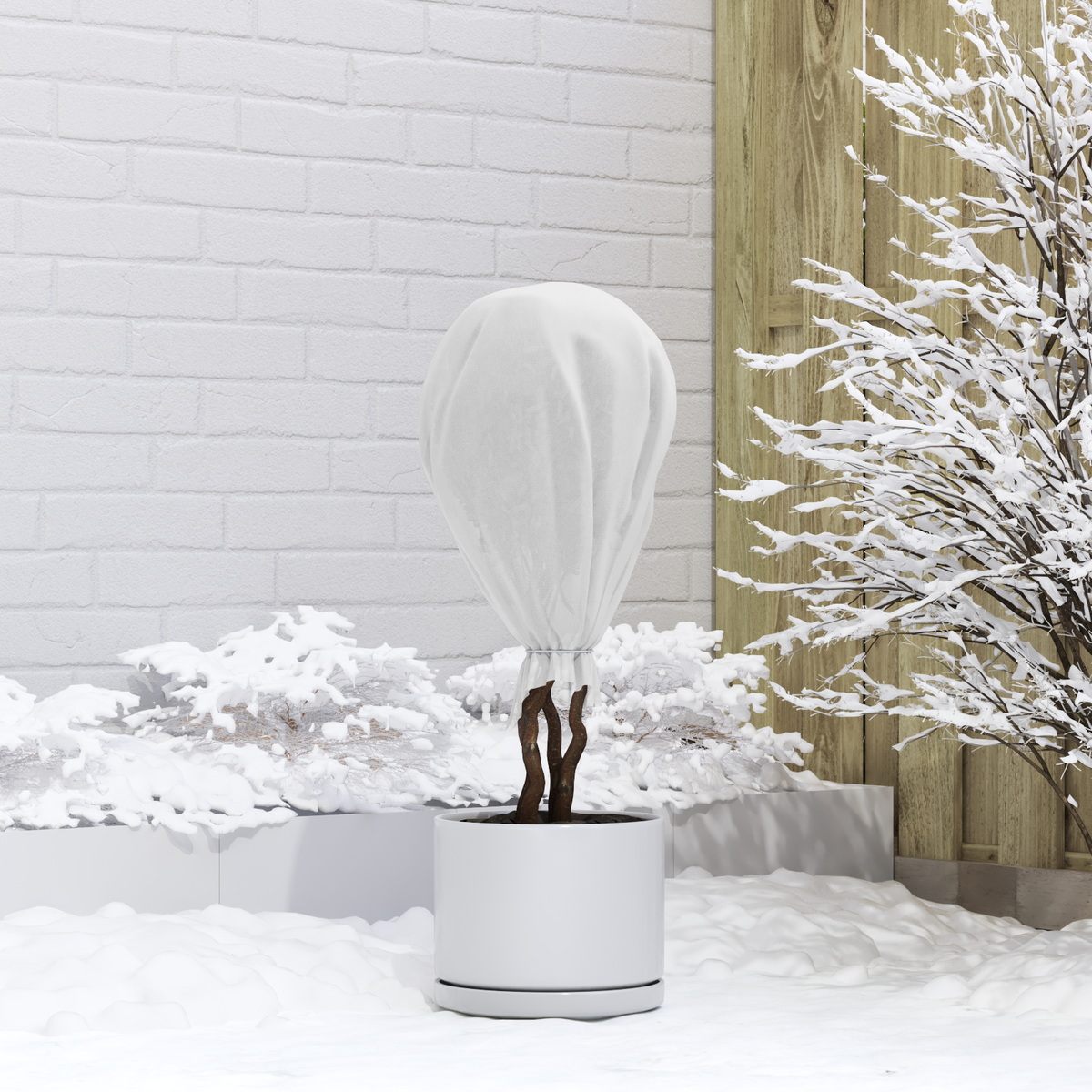 Frost Protection Plant Fleece White 100 x 1.6 m