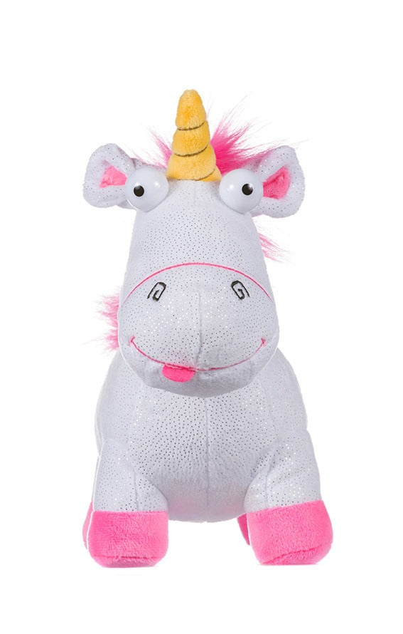 Dm3 Glitter Fluffy Unicorn 10 inch Plush