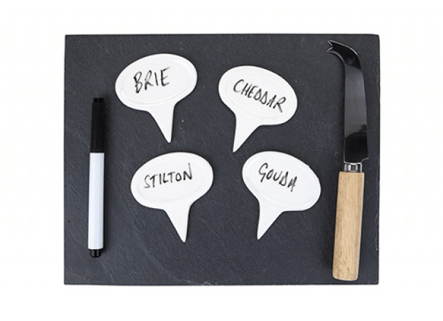 Slate Cheese Board (with knife &amp; pen)