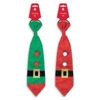 Santa &amp; Elf Novelty Ties