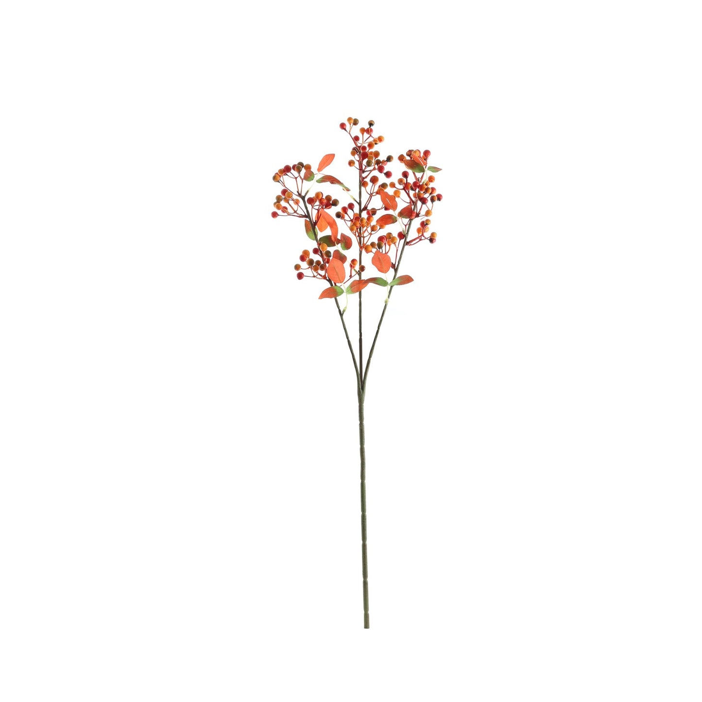 Glamis Orange Berry Branch (66cm)