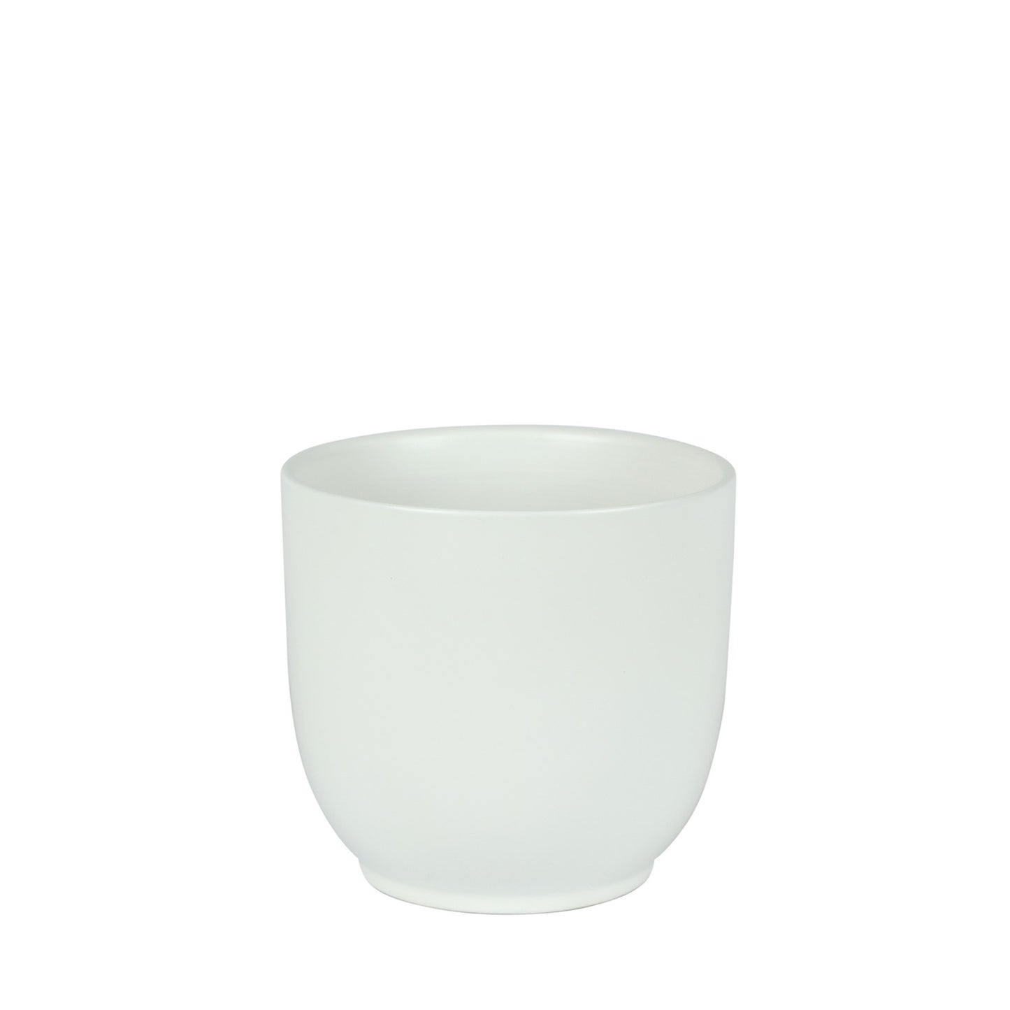 Matt White Hortus Cairo Pot (15.5x15cm)