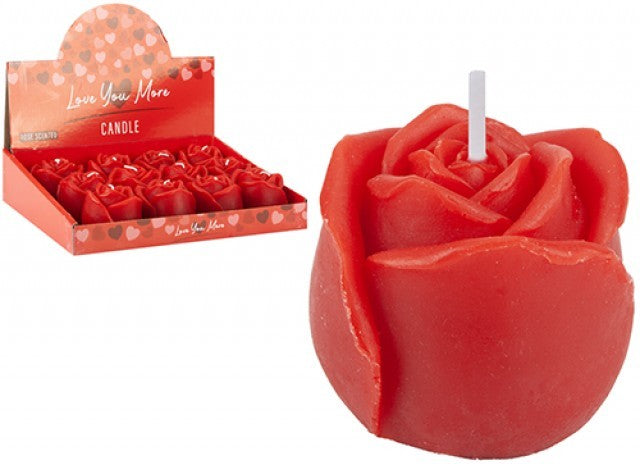 Scented Red Rose Candle