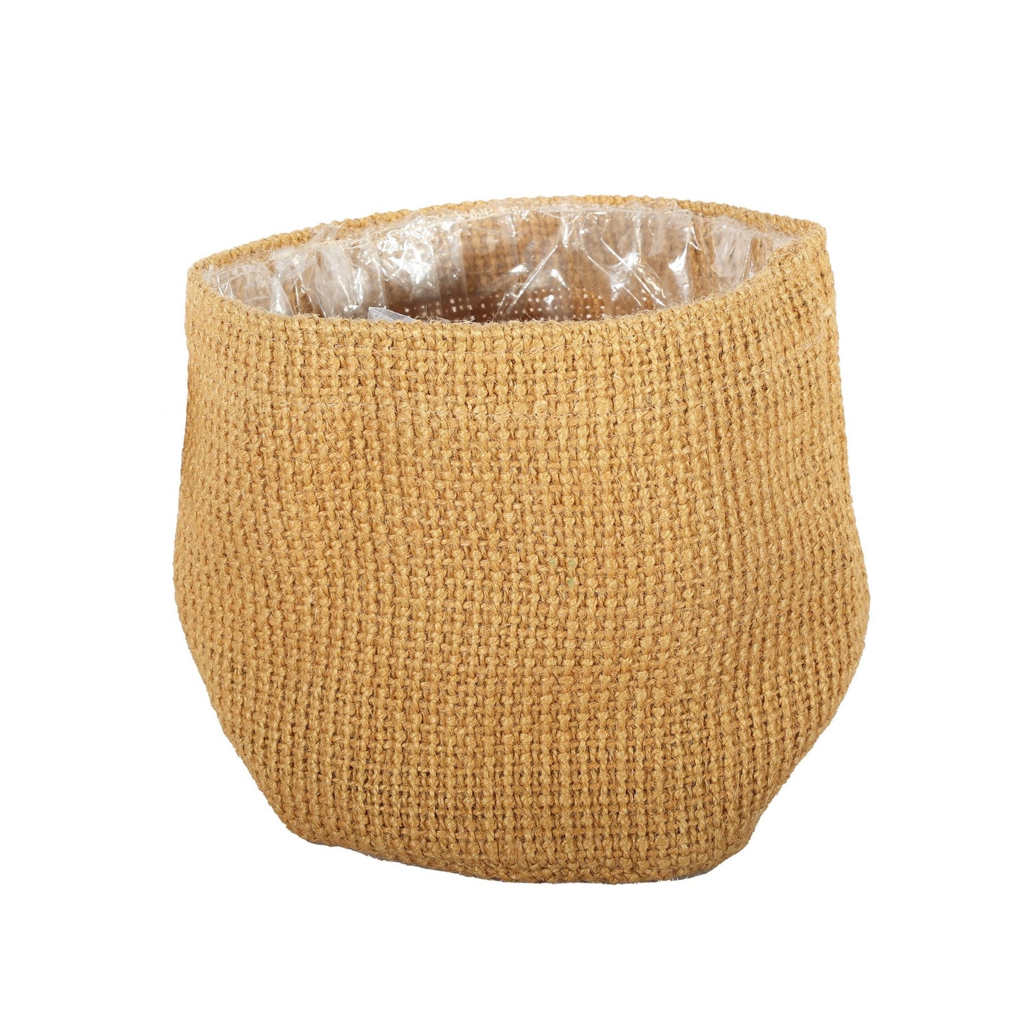 Jute Nursery Basket with Liner (16 x 16cm)