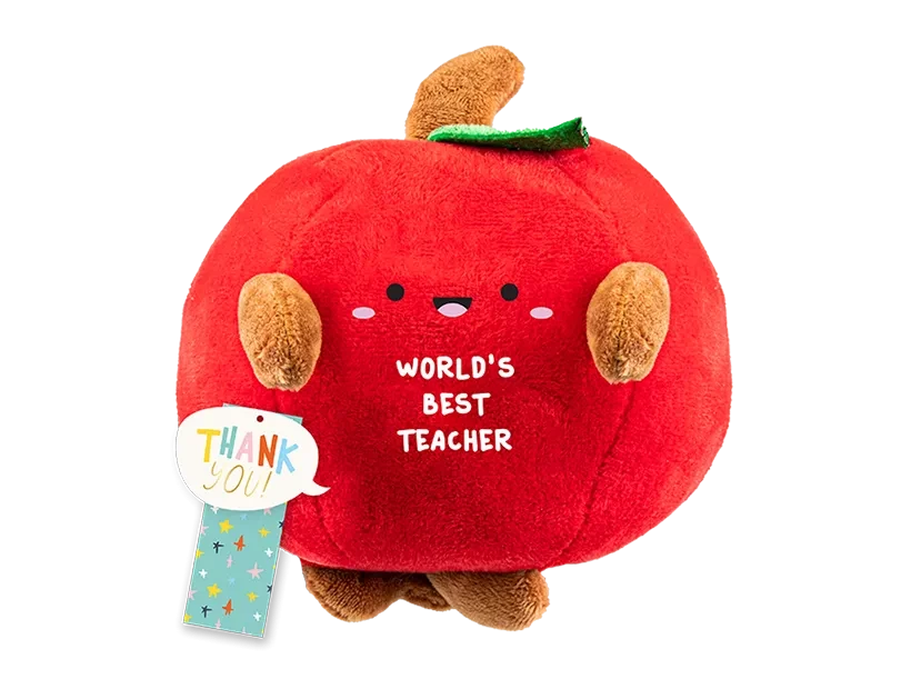 Best Teacher Plush Apple