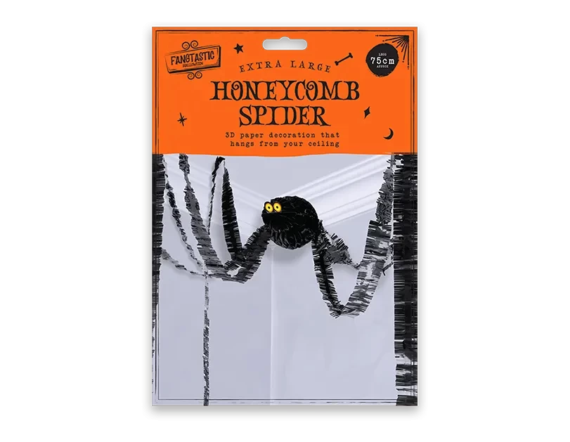 Black Spider Honeycomb Pendant Decoration