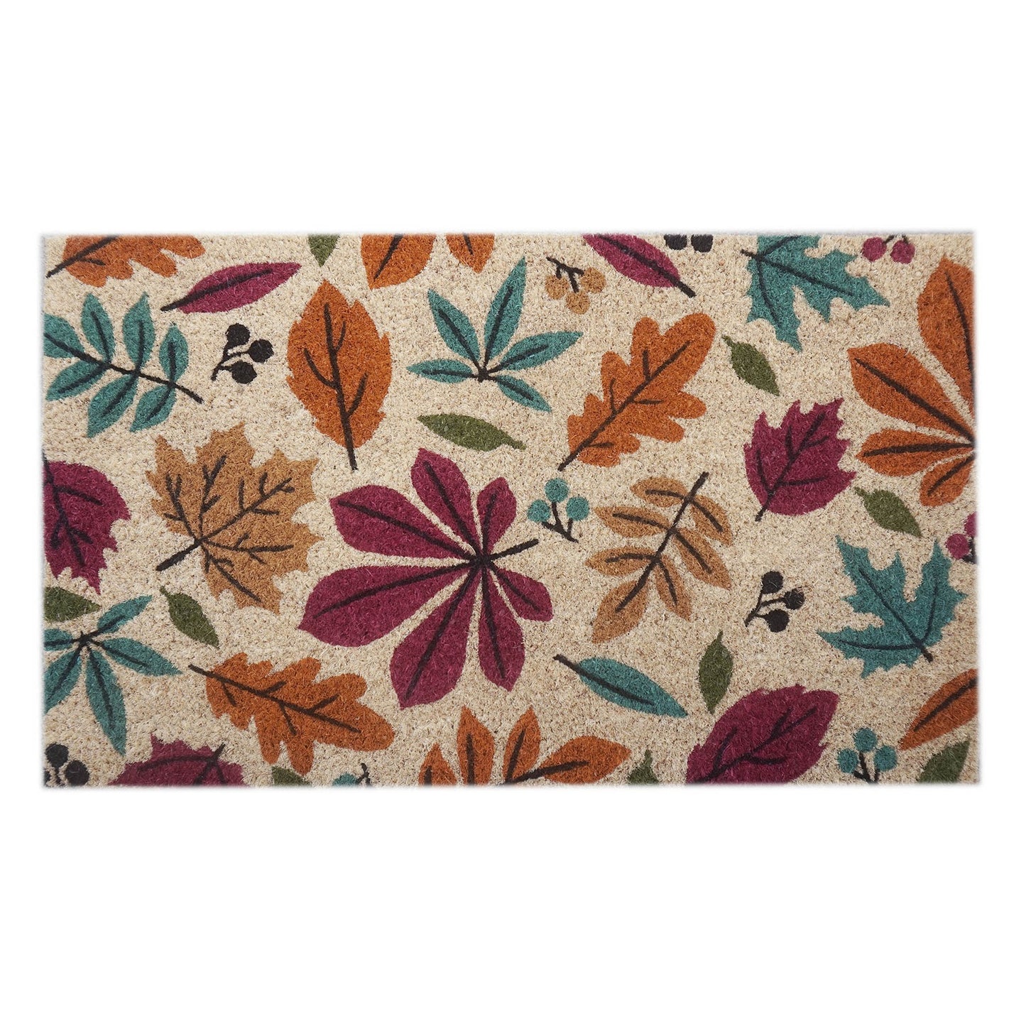 Autumn Doormat Leaf Print (45cm)