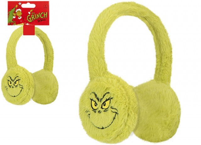 Green Grinch Fluffy Ear Muffs