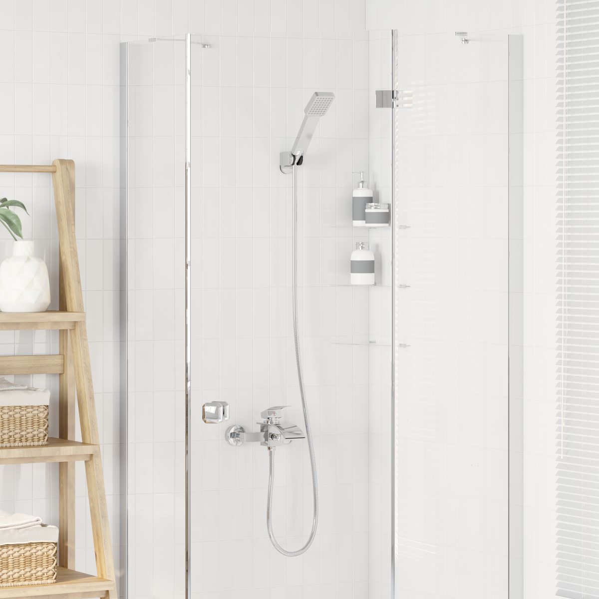 Shower Head Set Chrome G 1/2 inches