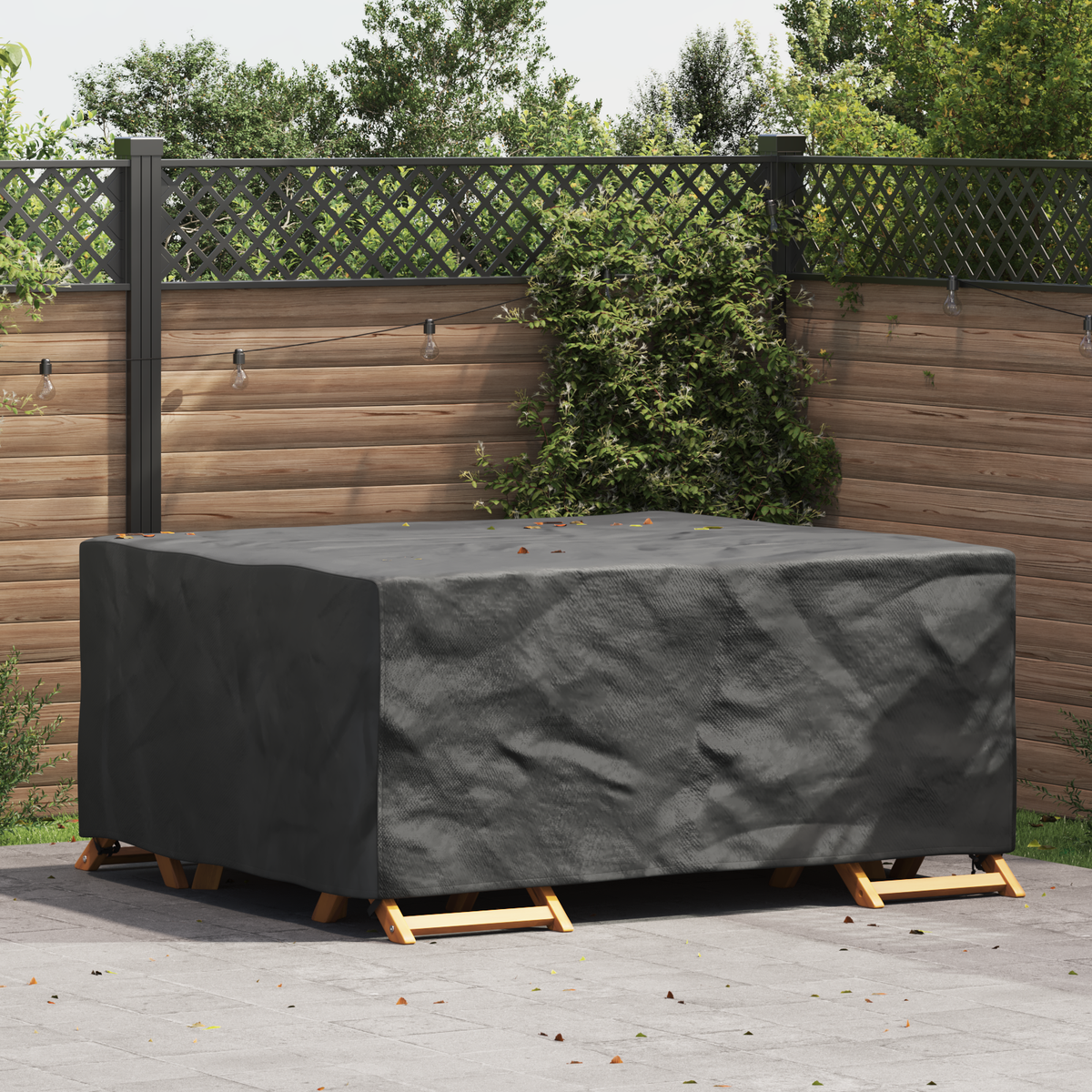 Furniture Cover Plain Black 200 x 165 x 80 cm 210D