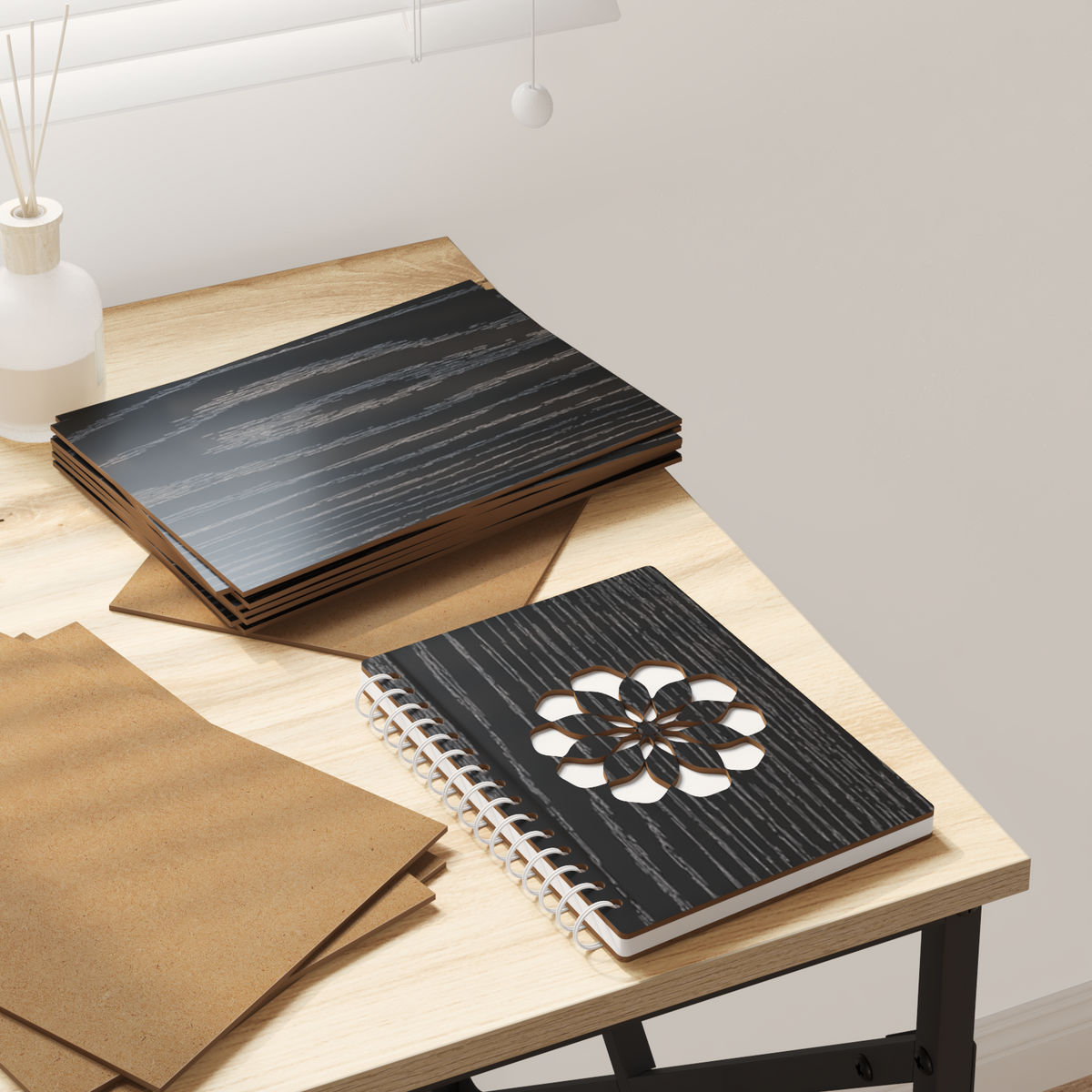 Decor Panels 50 pcs Black Oak 21 x 30 x 0.27 cm Engineered Wood