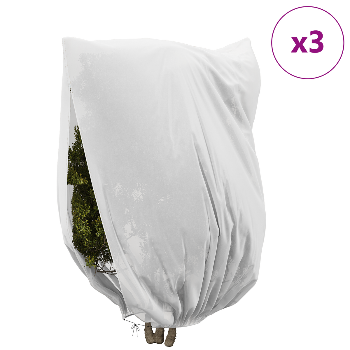 Frost Protection Plant Fleece Covers 3 pcs 2.4 x 2 m