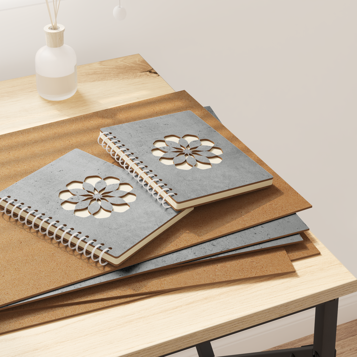 Decor Panels 50 pcs Concrete Grey 30 x 42 x 0.27 cm