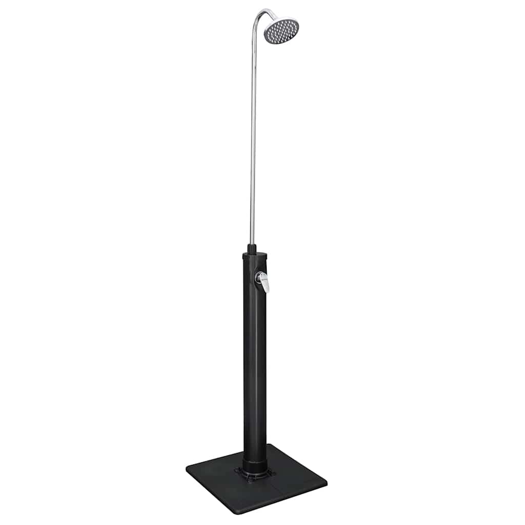 Solar Flow Outdoor Shower Black 8 L