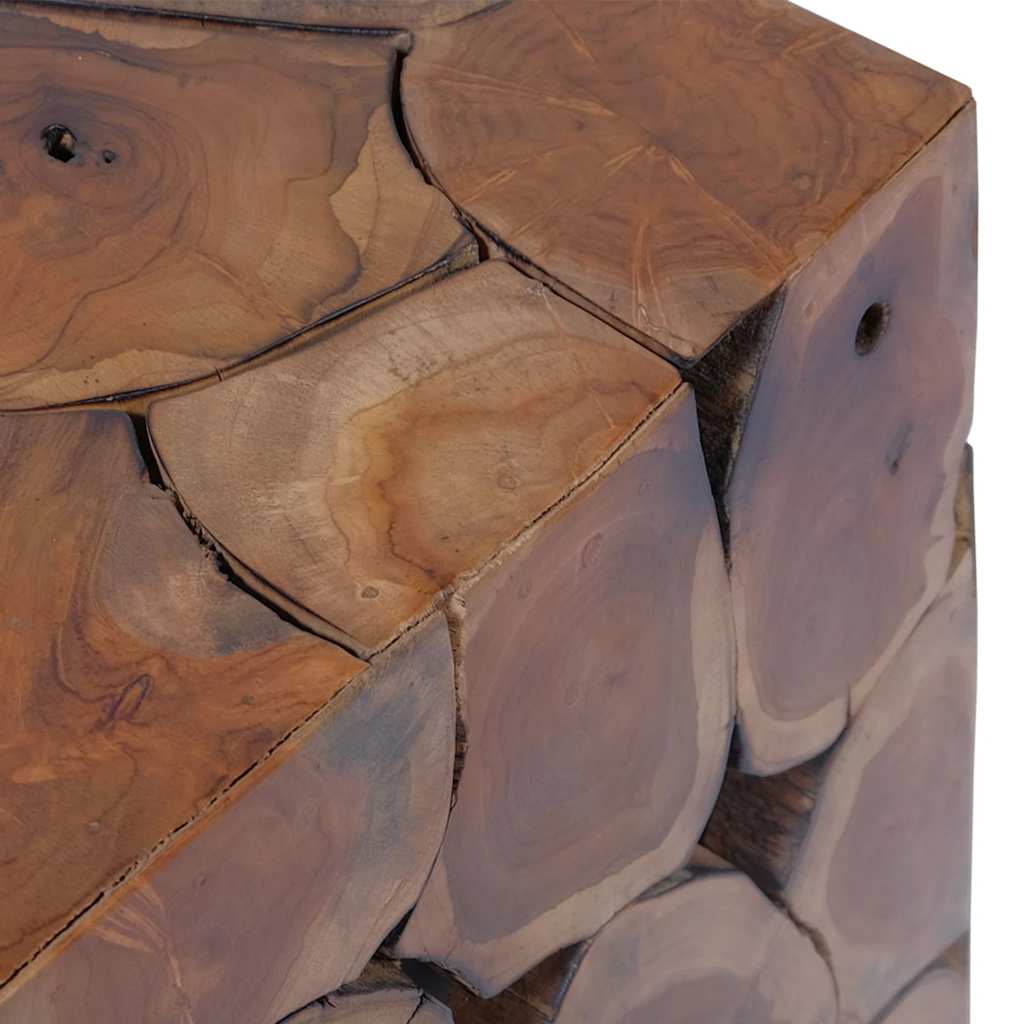 Stools 2 pcs Brown 40x40x45 cm Solid Teak Wood