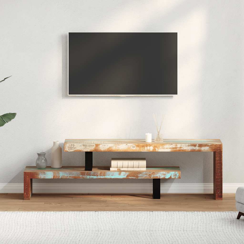TV Stand Solid Reclaimed Wood