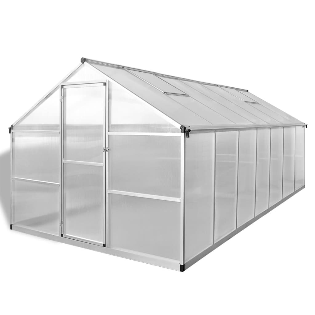 Greenhouse | Transparent | Aluminium | Large | UV-resistant materials