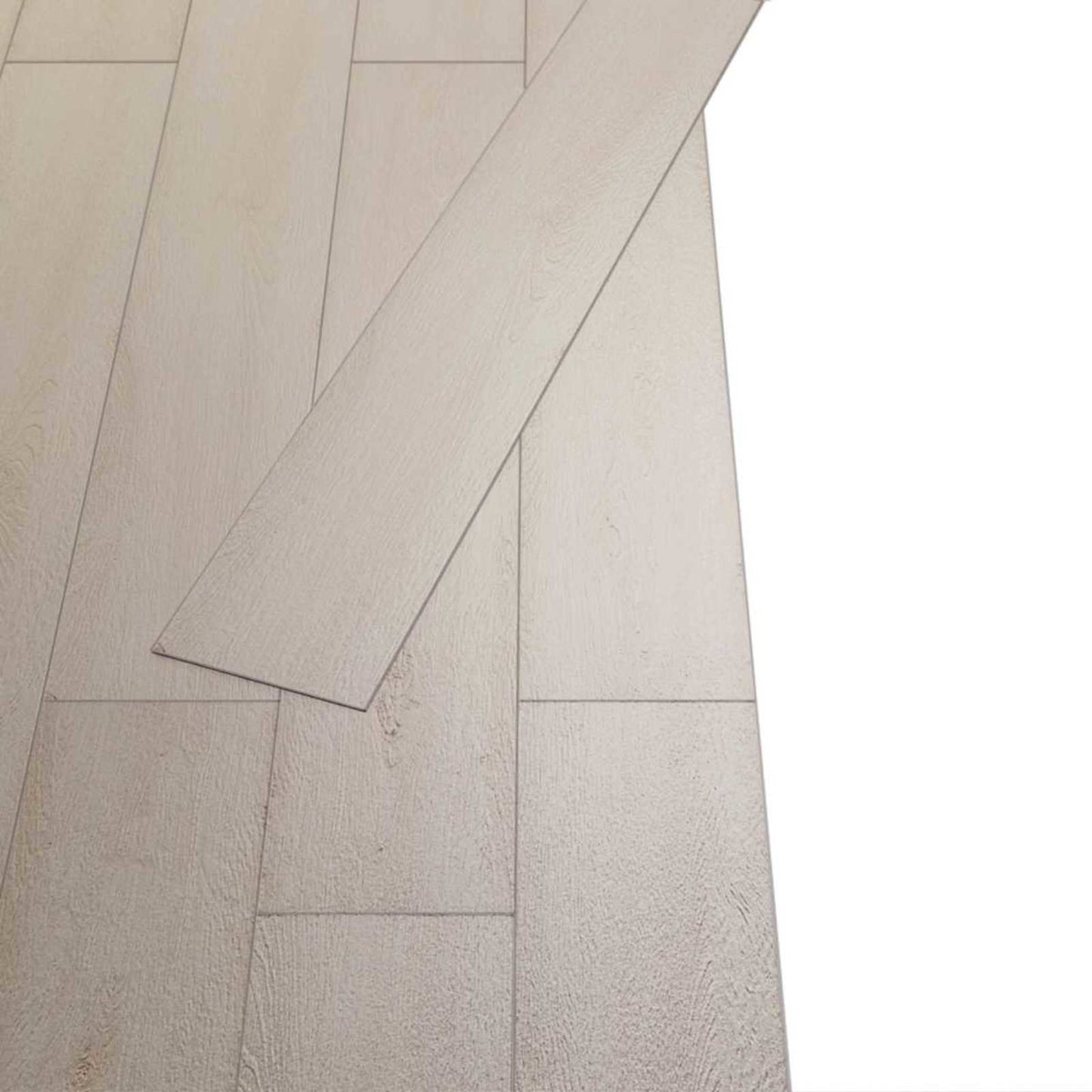 Flooring Planks Oak Classic White 5.02 m² 36 pcs PVC