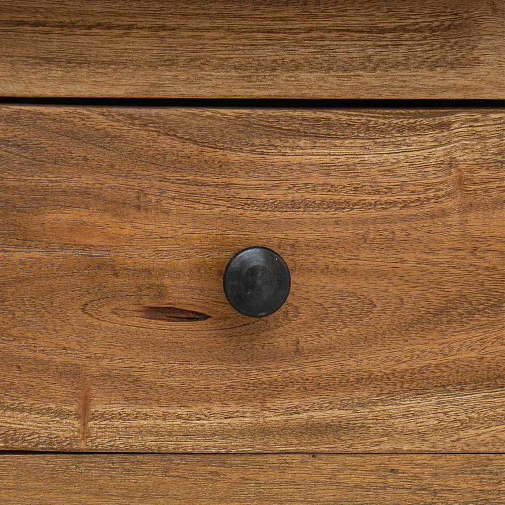 Sideboard Solid Mahogany Wood 100x30x50 cm