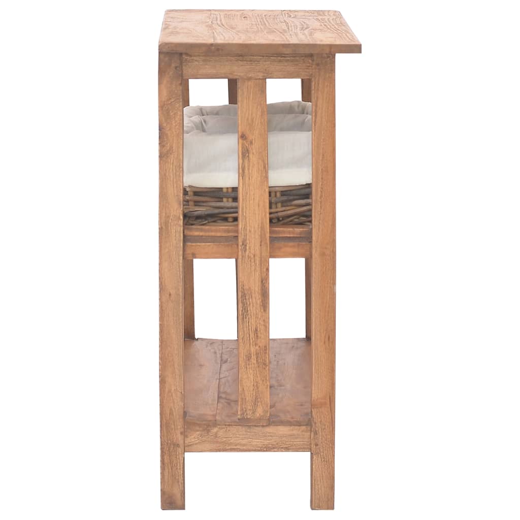 Console Table Solid Mahogany Wood 69x28x70 cm