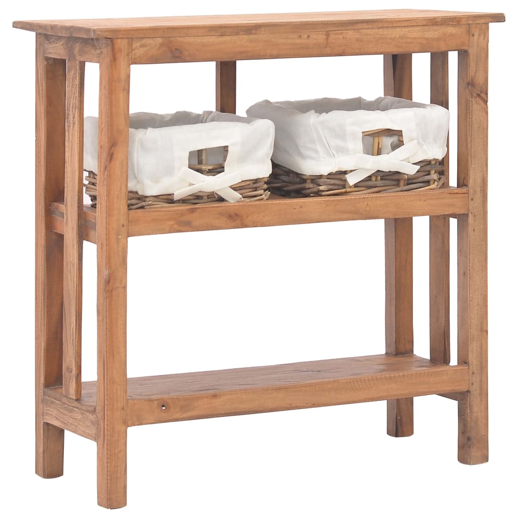 Console Table Solid Mahogany Wood 69x28x70 cm