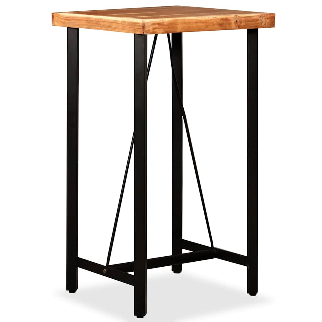 245435 vidaXL Bar Table Solid Acacia Wood 60x60x107 cm