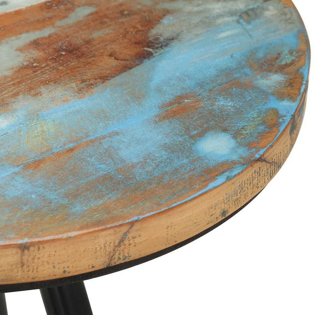 Bar Stools 2 pcs Solid Reclaimed Wood