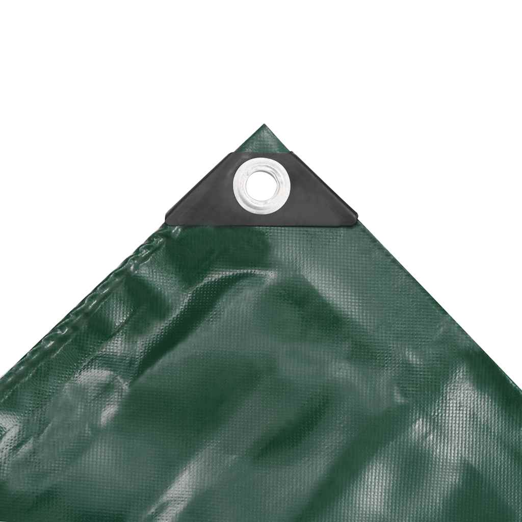 Tarpaulins Green 4 x 7 m Canvas with PVC Coating