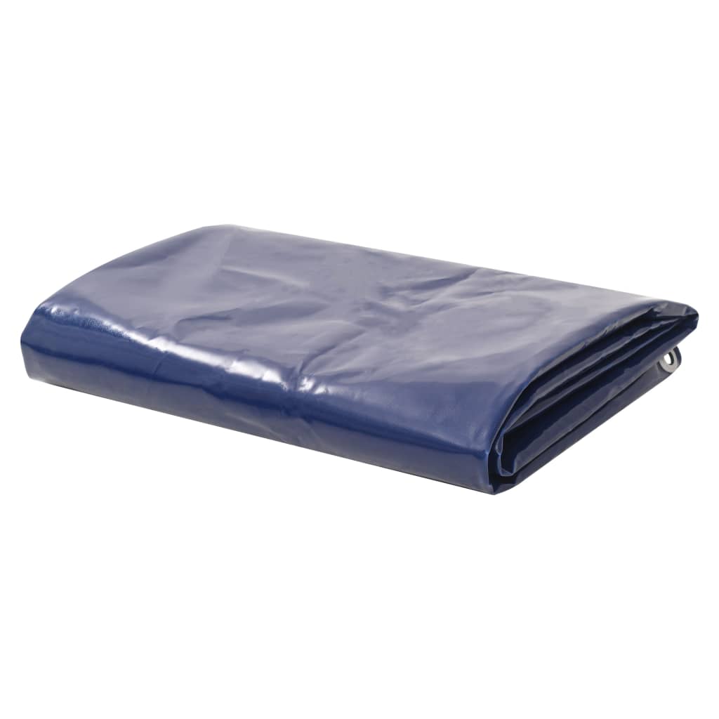 Tarpaulins Blue 3 x 6 m Canvas with PVC Coating
