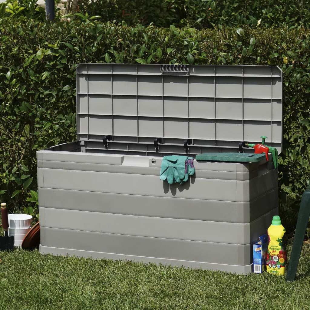 Outdoor Storage Box | Light grey | Polypropylene | 117x45x56 cm