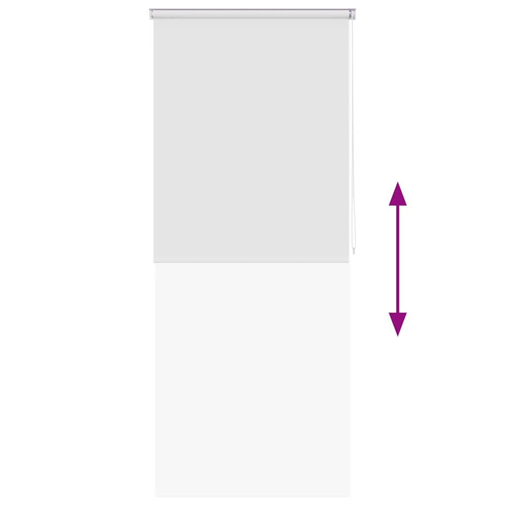 142841 vidaXL Shower Roller Blind 80x240 cm White