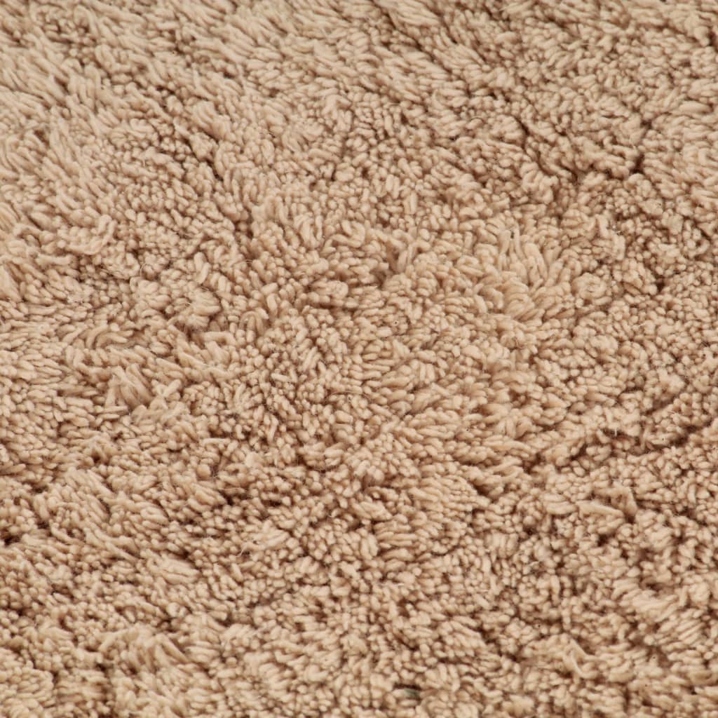 Bath Mat Set | Beige | 100% cotton | 63 x 93 cm, 44 x 52 cm
