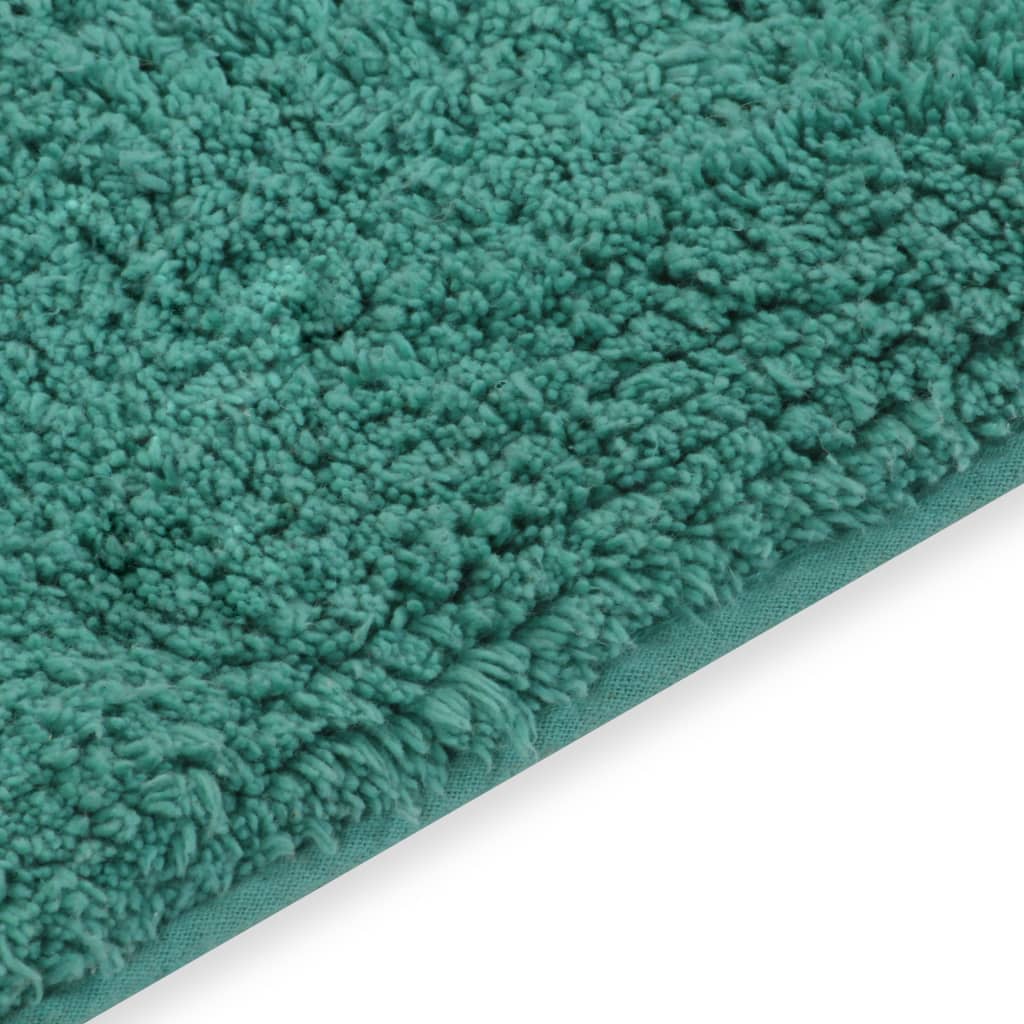 Bath Mat Set | Turquoise | 100% Cotton | 63 x 93 cm | Bath Mat Set