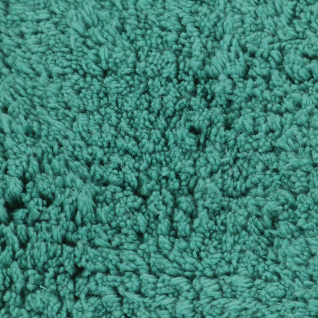 Bath Mat Set | Turquoise | 100% Cotton | 63 x 93 cm | Bath Mat Set