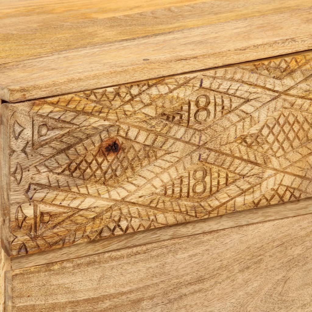 TV Cabinet Solid Mango Wood 110x30x40 cm
