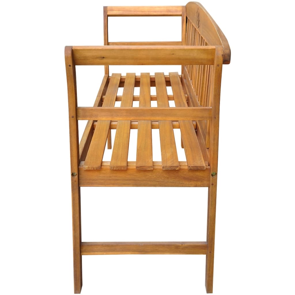 44131 vidaXL Garden Bench 157 cm Solid Acacia Wood