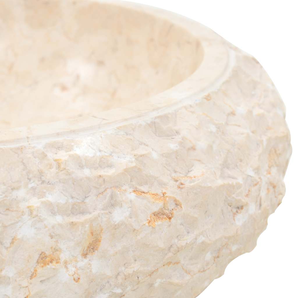 Sink 40x12 cm Marble Cream
