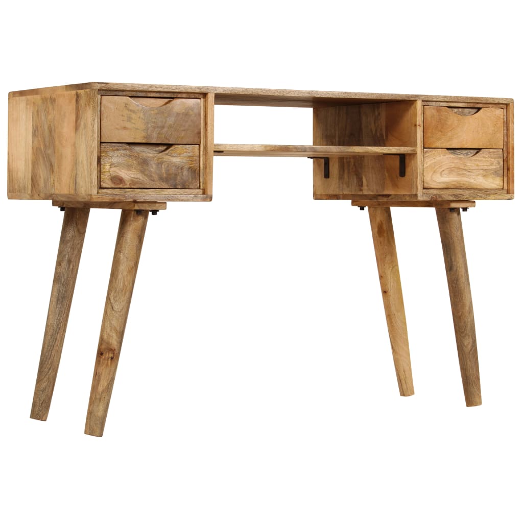 Writing Desk Solid Mango Wood 115x47x76 cm