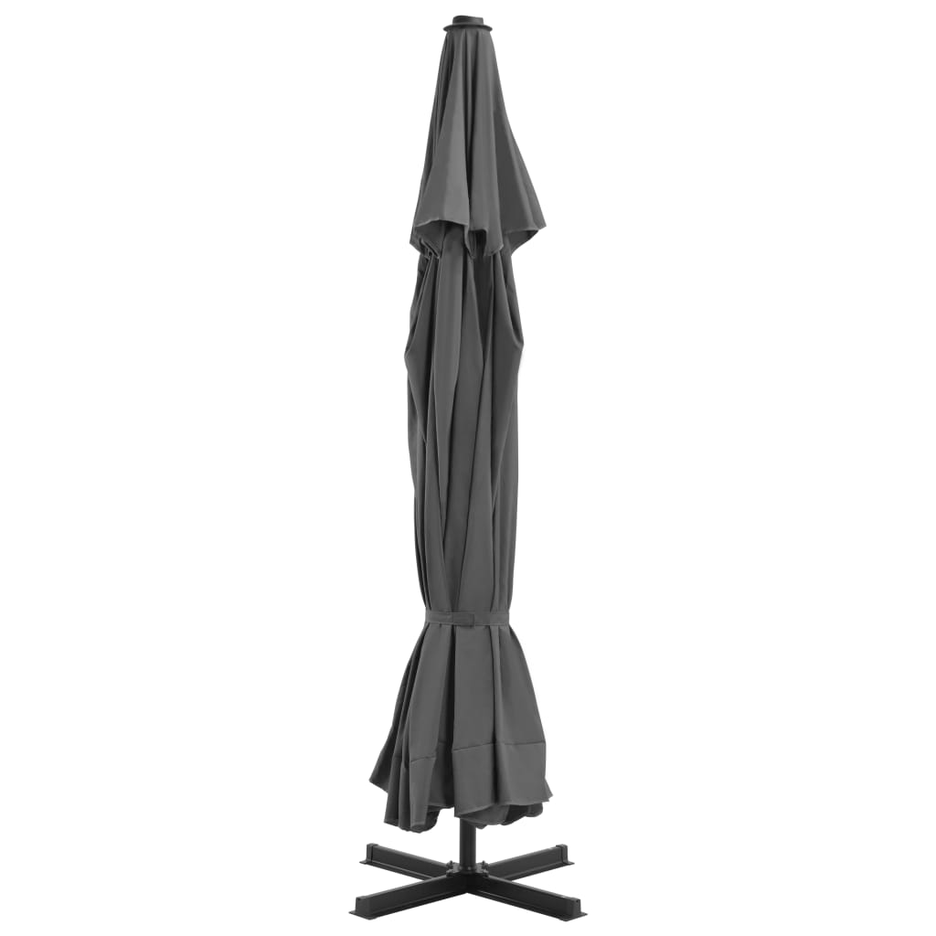 Garden Parasol with Aluminium Pole 500 cm Anthracite
