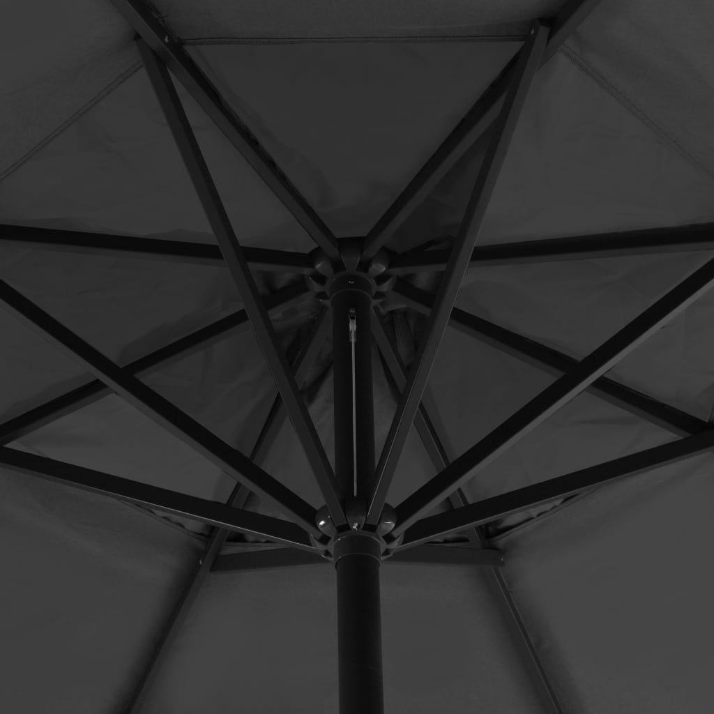Garden Parasol with Aluminium Pole 500 cm Anthracite