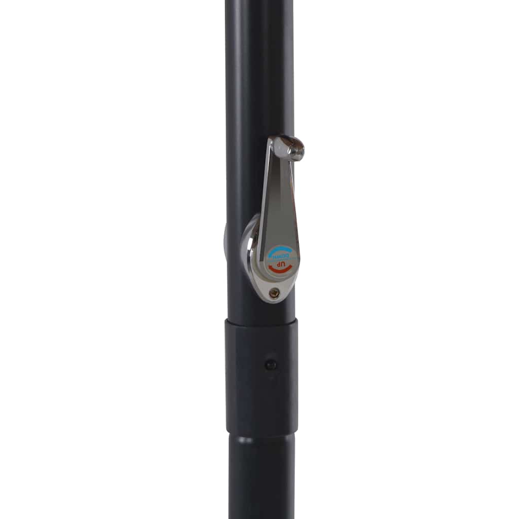 Outdoor Parasol with Aluminium Pole 500 cm Bordeaux Red