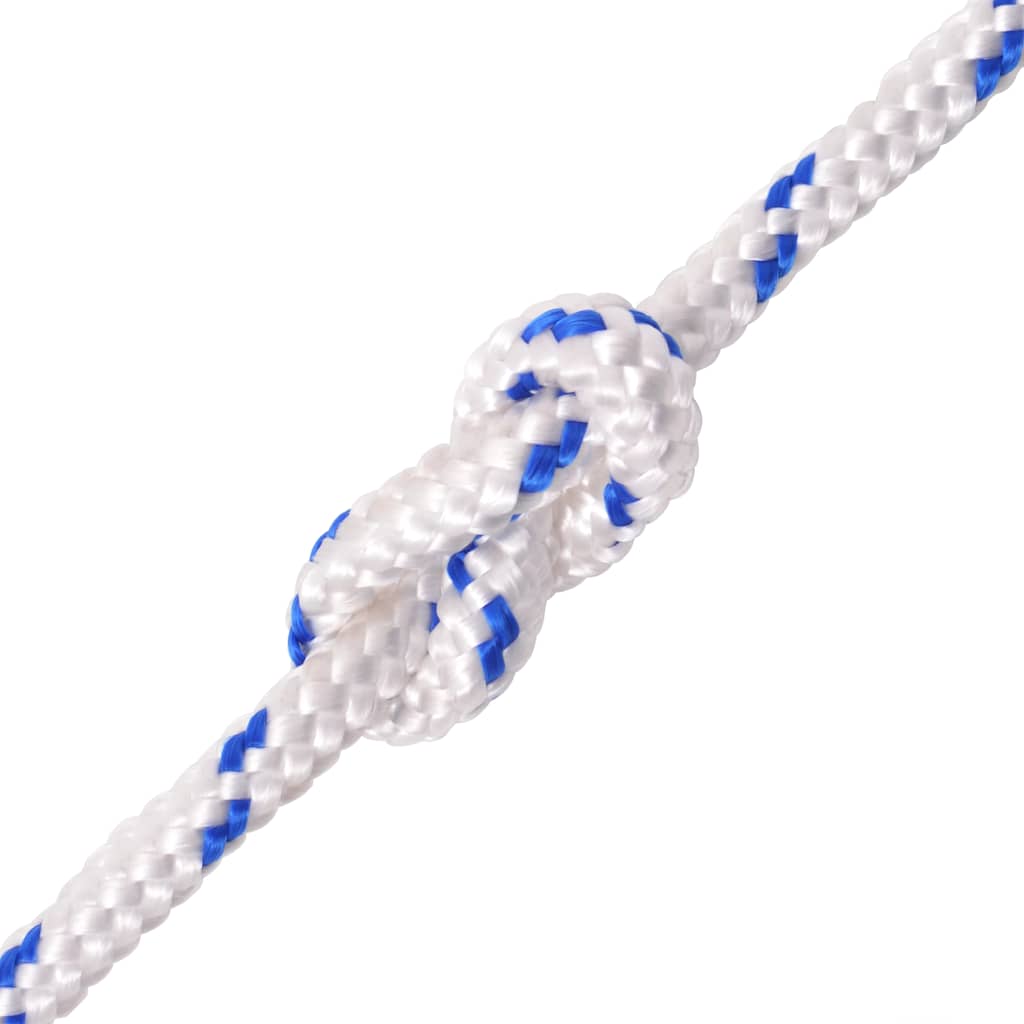 143805 vidaXL Marine Rope Polypropylene 16 mm 50 m White