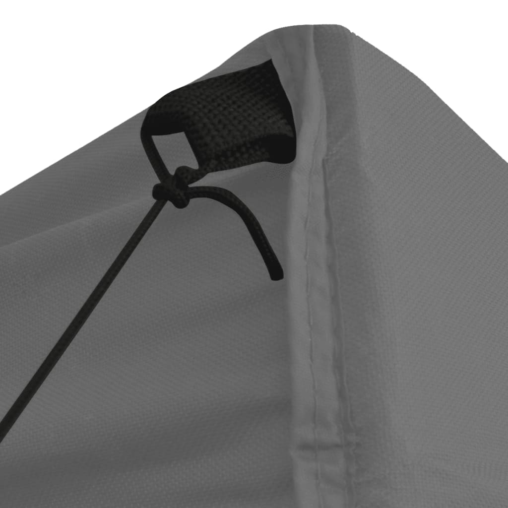 44964 vidaXL Foldable Party Tent Pop-Up with 4 Sidewalls 3x3 m Anthracite
