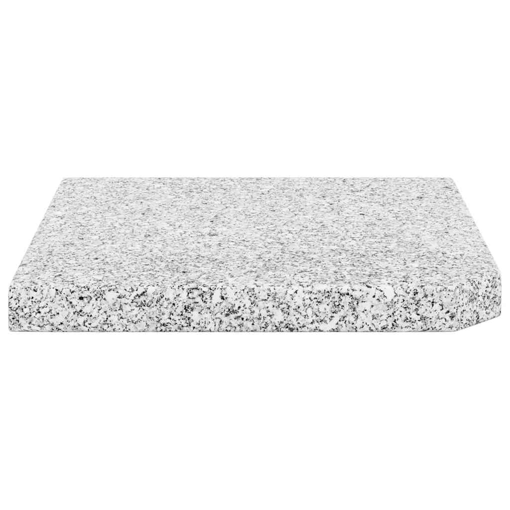 Umbrella Weight Plate Granite 25 kg Square Grey