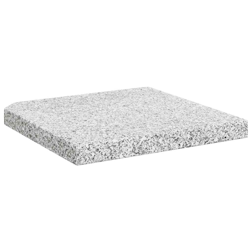 Umbrella Weight Plate Granite 25 kg Square Grey